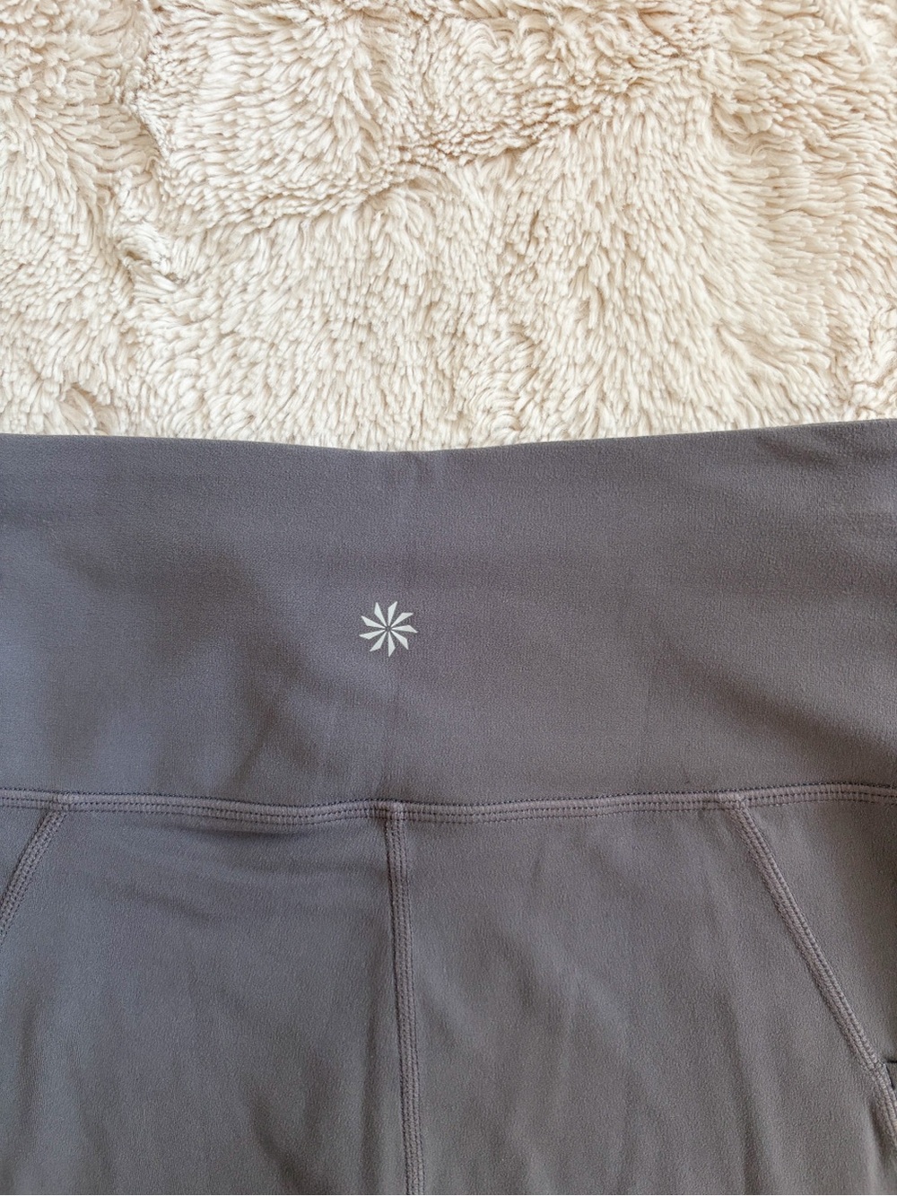Athleta Salutation Stash Pocket High Rise Leggings Gray XS - Picture 5 of 6